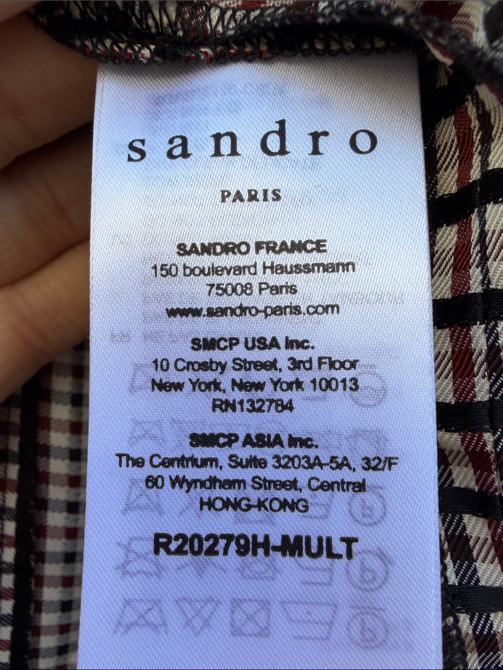 Sandro Ruffle Front Button-Up Blouse - Picture 3 of 9